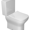 Sanitarios Deca AXIS Inodoro Largo + Deposito Mochila Apoyo+ asiento con tapa