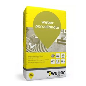 PEGAMENTO WEBER PORCELANATO - BOLSA DE 30 KG