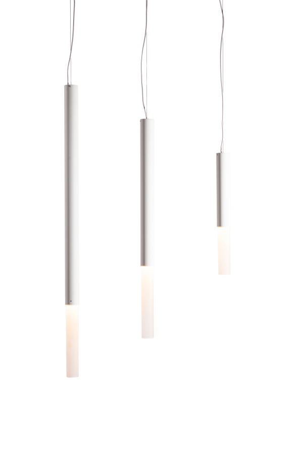 LAMPARA COLGANTE VERTICAL 120 BLANCA