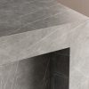 PORCELANATO SATINADO simil marmol GRIS BRECCIA  240x120 - rectificado - grandes formatos - apto interior y exterior, pisos y paredes