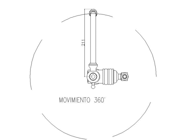 GRIFERIA DE COCINA BERNA MONOCOMANDO CROMO ROBINET 20/2203/01 Vintage