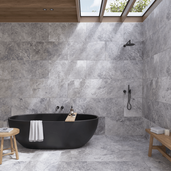 PORCELANATO ILVA TUNDRA GREY 45X90 - CAJA X 1.22 M2