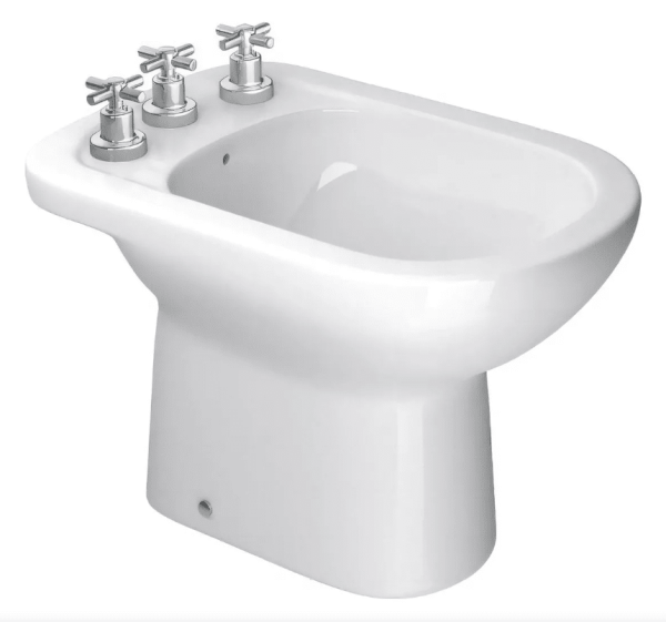 Sanitarios Deca VOGUE PLUS Inodoro Largo + Deposito Mochila Apoyo+ asiento con tapa+ Bidet