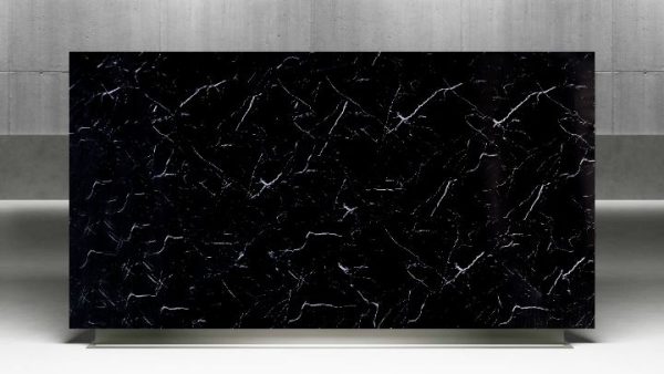 LAMINAS DE PVC MARMOL MARQUINA BLACK EcoLuxaPet 240X120