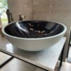 BACHA ARTESANAL CERAMICA GRES 41 cm