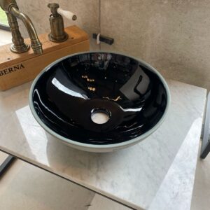 BACHA ARTESANAL CERAMICA GRES 30 cm