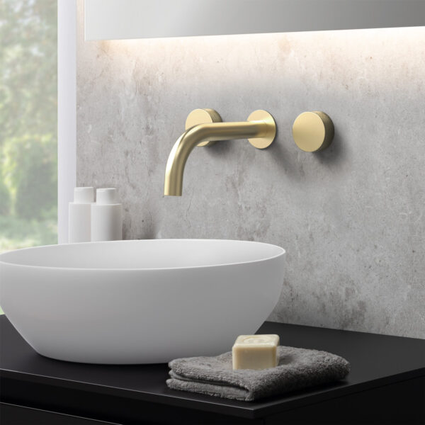 LAVATORIO DE PARED TEXTURE GOLD